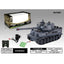 German Tiger RC Tank Model - 1:28 Scale Infrared 9-Channel RC Tank with Lights and Music