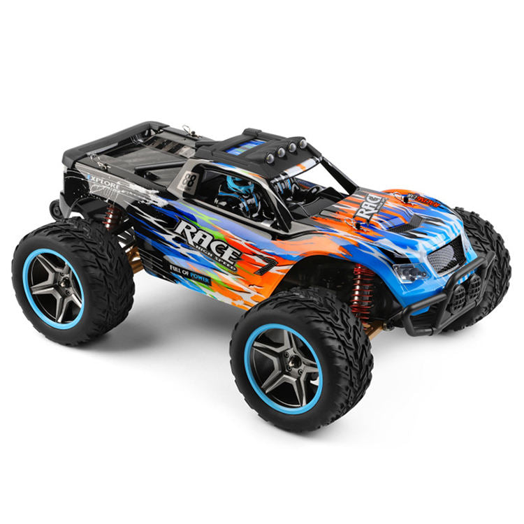 Wltoys 104019 1/10 RC Car – 2.4G 4WD Brushless High-Speed Monster Truck with LED Lights