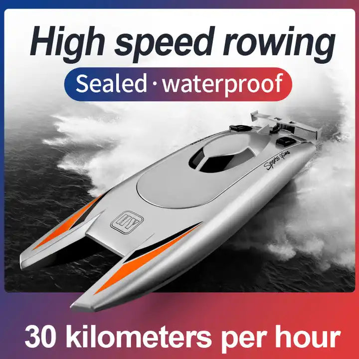 High-Speed 2.4GHz RC Racing Boat - 25 KM/H Remote Control Speed Boat for Pools and Lakes