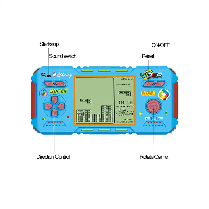 Tamagotchi 2024 Mini Game Console | Handheld Retro Video Game Player | Classic Games for Kids