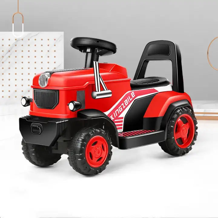 Mini Electric Kids Tractor Ride-On Toy - Battery-Powered Pedal Tractor