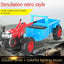 12V Electric Tractor with Hydraulic Dump Bucket - Kids 2-Seater Vehicle