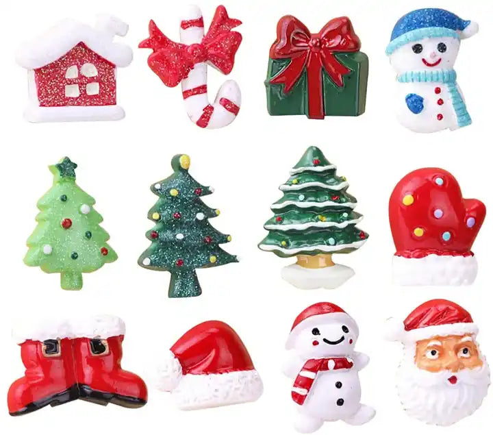 Direct Resin Christmas Crafts Kids Fridge Magnets Resin Handmade Tourism Souvenirs Gift