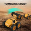 1:28 Scale Remote Control Construction Vehicle Lift Truck - 360° Rotating Stunt Loader for Kids