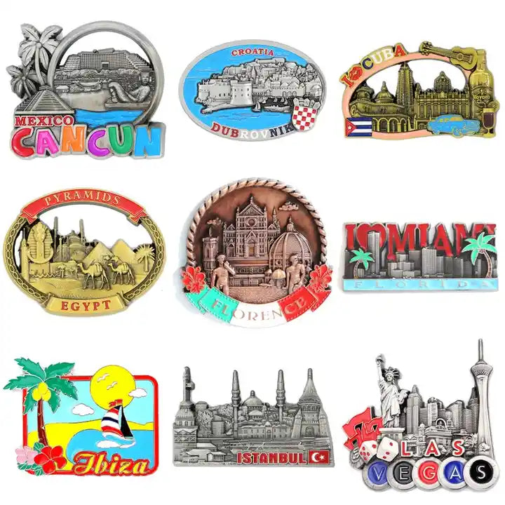 Magnetic Soft PVC Rubber Souvenir Badges