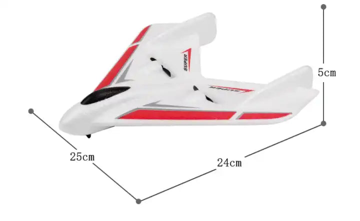 2.4G Wireless Fixed Delta Wing Remote Control RC Plane - Indoor Children's Toy