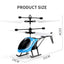 RC Mini Helicopter Model with Color Light - Remote Control Flying Toy Plane