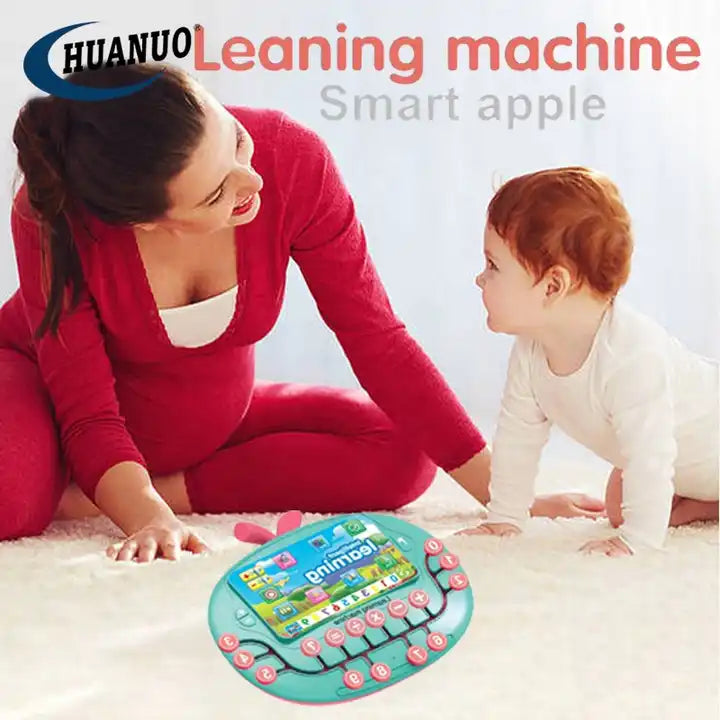 Kids Early Educational Smart Apple Shape Learning Machine | Interactive Learning Toy for Children