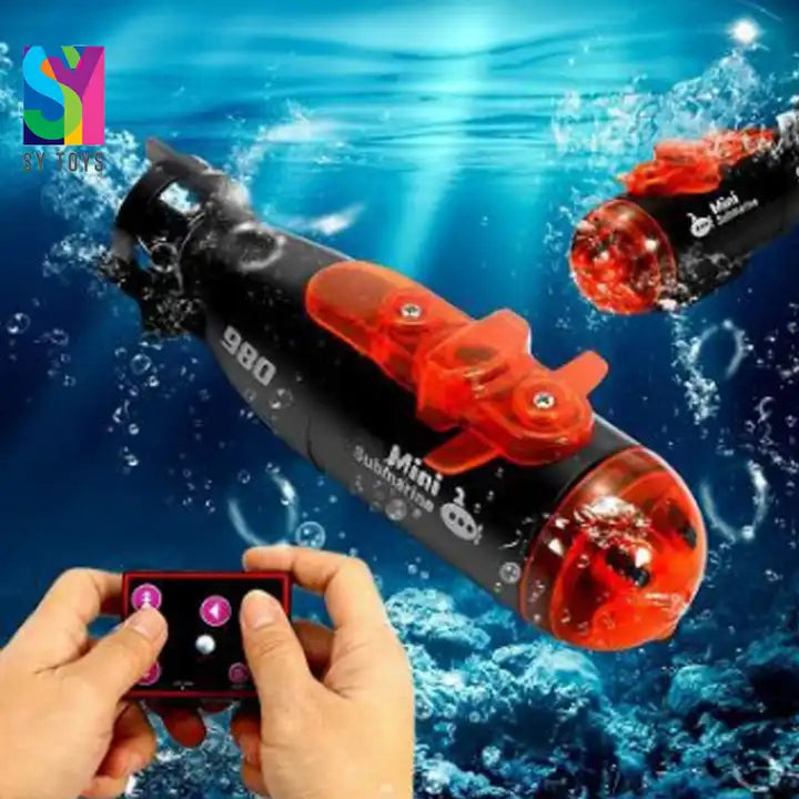 Mini RC Submarine - Underwater Remote Control Boat Toy