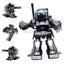 2.4G Remote Control Battle Robot Toys - Dual Player Competition Fighting Robots with Lights and Sounds for Kids