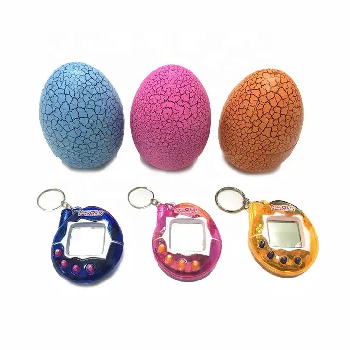 Samtoy Custom Mini Classics Handheld Game Machine | Virtual Pet Electronic Pets in Toy Eggs for Kids