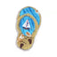 Tourist Fridge Magnets Flip Flops Shaped Metal Refrigerator Magnetic Sticker Halkidiki Souvenirs