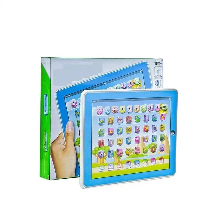 Hot kids children intelligent language learning machine for childhood laptop computer early educational toys with teach spanish