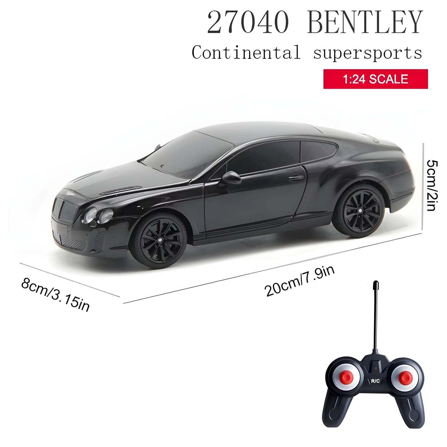 Licensed 2.4G 4CH 1/24 RC Car – Electric Rock Crawler, Ready-to-Go, Indoor-Outdoor Adventure