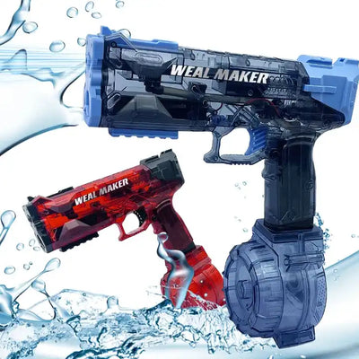 Electric High Pressure Water Gun ?? Large Capacity Squirt Blaster for Adults | Automatic Battery-Operated Water Shooter