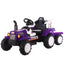 Kids Electric Tractor Toy Car - Large Ride-On Vehicle with Remote Control