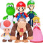 Super Mario 5-Inch Action Figure Set - 3-Piece Model Toy Collection for Kids