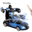 360° Rotating Radio Control Transforming Battle Robot Car - RC Model Toy