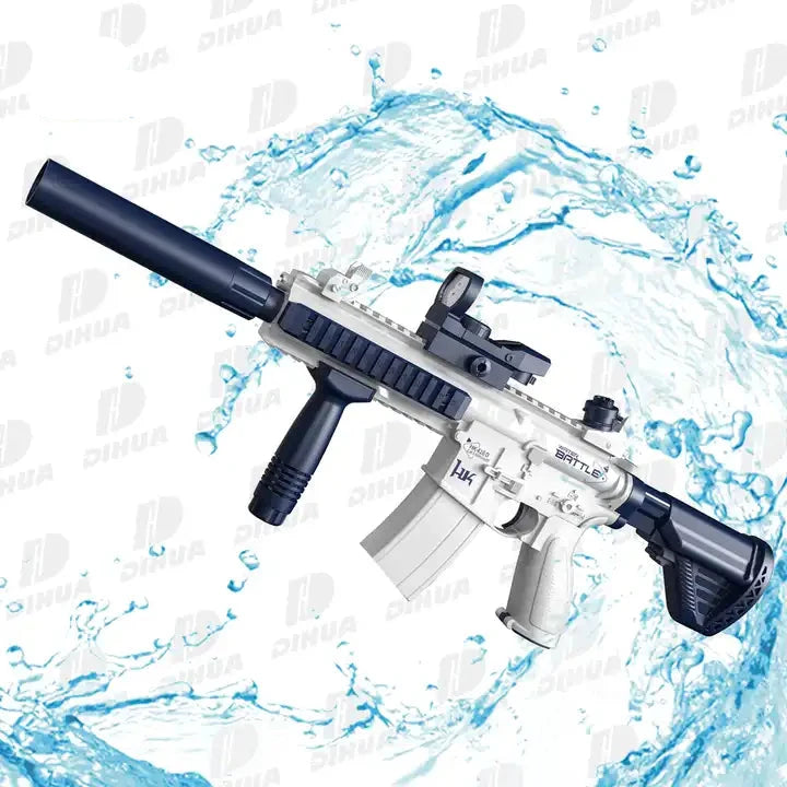 Automatic Electric M416 Water Gun ? Fully Automatic Glock Water Pistol for Kids | Summer Pool Party Toy | Best Water Blaster for Outdoor Fun