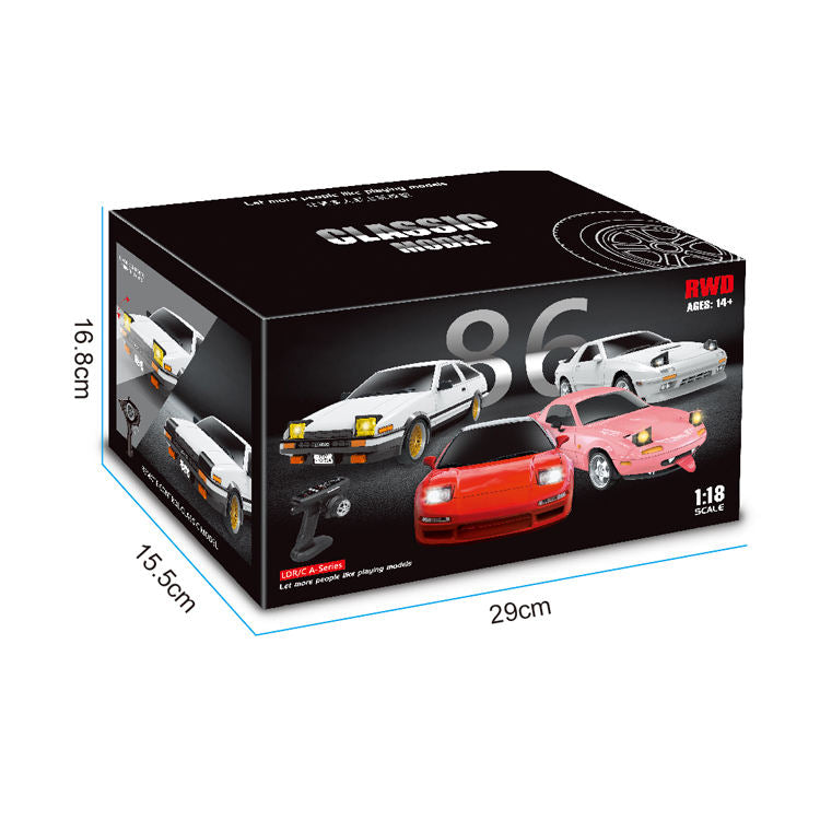 LDRC 1:18 RC Drift Car LD1804 - MX5 Gyro Version, 2.4GHz Radio Control Car