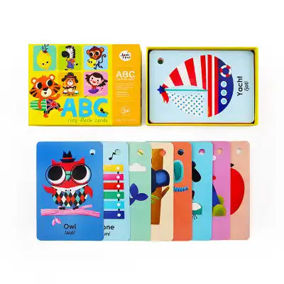 Front and Back Double-Sided Kids Educational Vocabulary Paper Flash Cards Printing