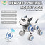 Interactive Intelligent Electronic Pet Dog Robot Toy - Multifunctional RC Puppy with Light and Sound for Kids