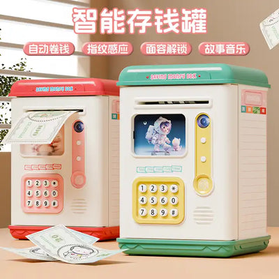 Electronic ATM Money Box | Password Protected Coin Plastic Piggy Bank for Kids