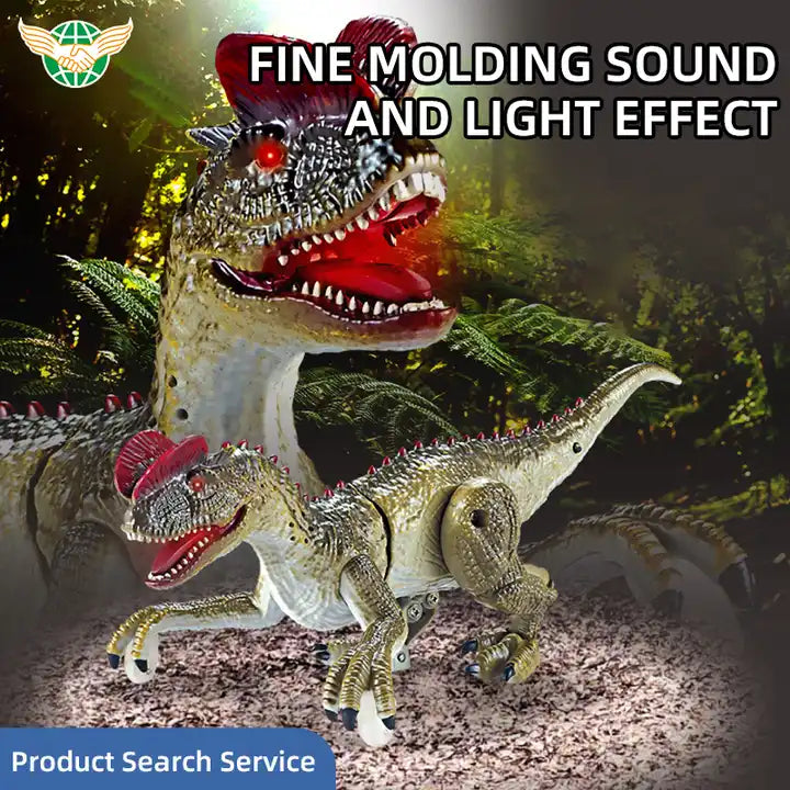 2.4G Remote Control Walking Dinosaur Toy - Electric Plastic Simulation Animal for Kids