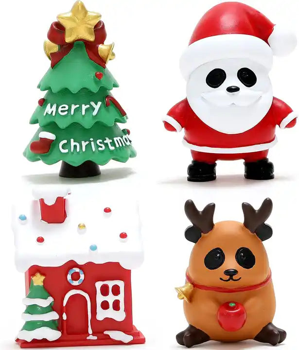 Direct Resin Christmas Crafts Kids Fridge Magnets Resin Handmade Tourism Souvenirs Gift