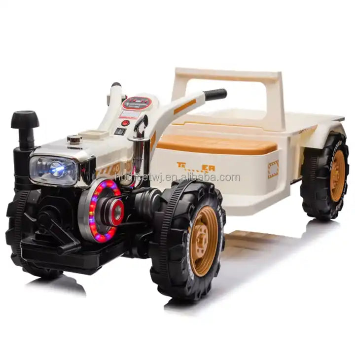 Kids Electric Ride-On Tractor - Battery-Powered Tractor Car for Boys and Girls