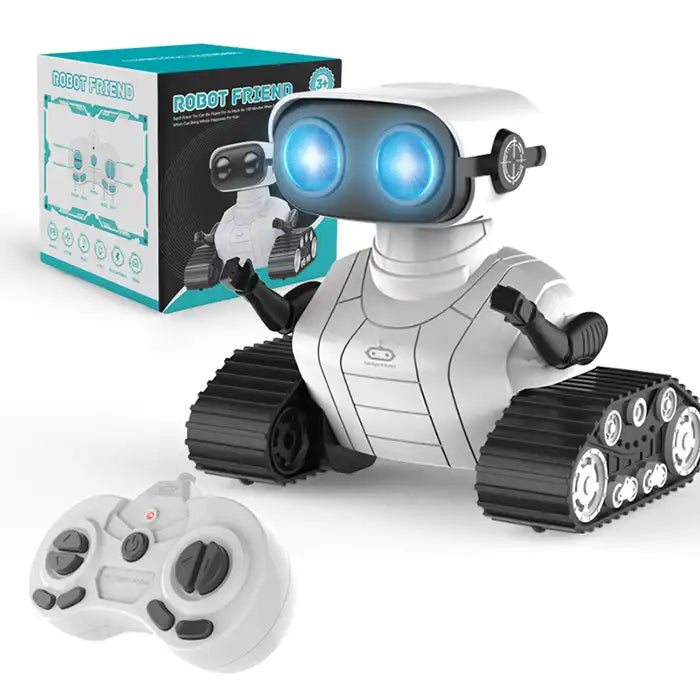 2.4GHz Electric Educational RC Robot Toy for Kids - Dancing Smart Robot with Music and LED Eyes