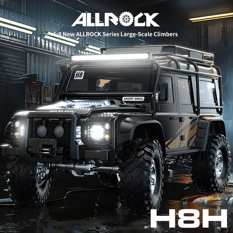 MJX H8H+ 1/8 High Speed Electric RC Crawler - Climbing Vehicle, Remote Control Car with Aluminum Alloy Upgrades