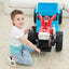 12V Electric Kids Ride-On Car - Plastic Tractor Toy for Children