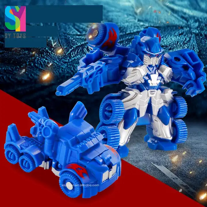 SY TOYS Item - 2-in-1 Motorcycle Transforming Robot Toy for Boys | Cool Robot Model Car