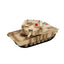 360-Degree Rotation Remote Control Battle Crawler Tank - Long Distance Climbing Toy with LED Lights and Sound