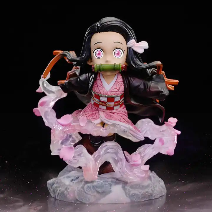 High Quality Anime Figure Demon Slayer Kamado Nezuko Action Figure PVC Toys Collection Gifts Figure for Kids