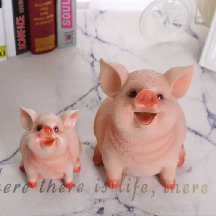 Pink Pig Dog Shaped Coin Bank | Cartoon Piggy Bank for Children | Perfect Birthday Gift & Household Decoration