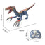 RC Therizinosaurus Toy - 2.4GHz Remote Control Walking Dinosaur with Mist Spray for Kids Ages 5-10 Years