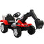 Design Electric Tractor for Kids - 6V Power, 2-Seat Six-Wheel Vehicle with Hydraulic Dump Bucket