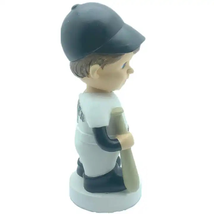 Resin Decorative Home, Office, and Gift Ornament - Baseball Player Pitcher Character Bobble Head Statue