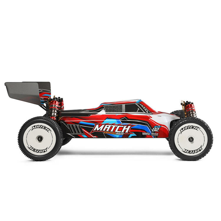 Wltoys 104001 1/10 Scale 4WD RC Buggy – 45KM/H High-Speed Electric Remote Control Car (2.4G, Brushed Motor)