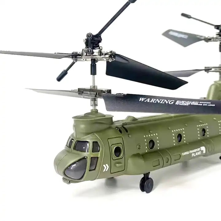 S026H Transport Military Fighter RC Helicopter - Double-Propeller Fixed-Height Aircraft Toy