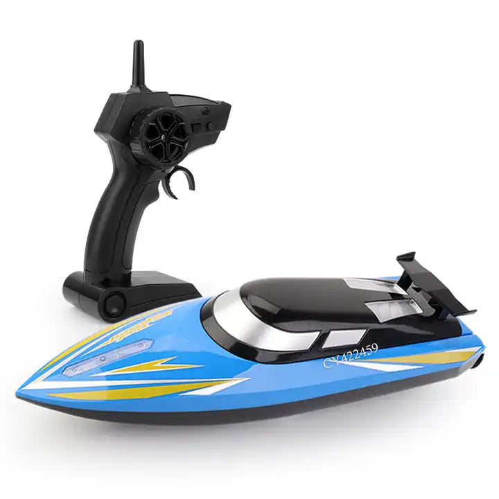 High-Speed 2.4GHz Remote Control Boat Toy with LED Lights