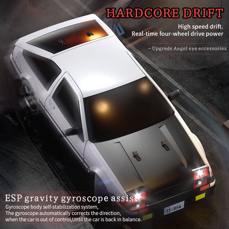 1:12 Scale 2.4G 4WD RC Drift Car – Electric Powered GTR Model, App-Controlled, High-Speed Racing