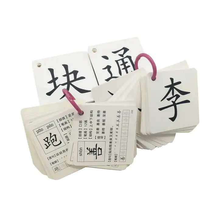 Custom Made Talking Learning Educational Flash Cards Cognitive Toys for Kids - Chinese Letters FlashCards