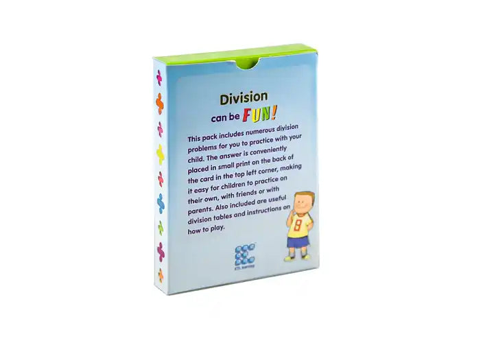 Printed Playing Cards: Math Flash Cards for Children’s Educational Development