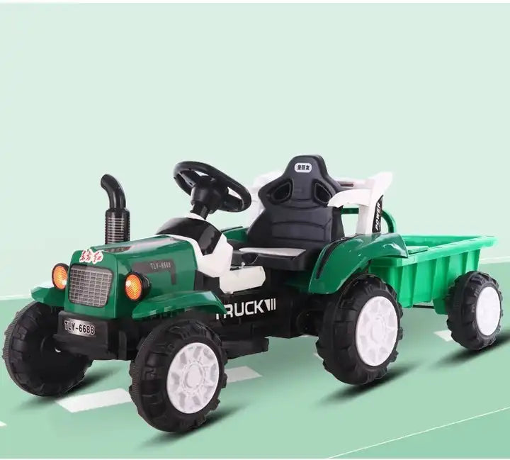 Kids Ride-On Tractor - Children’s Electric Ride-On Car Toy with Remote Control