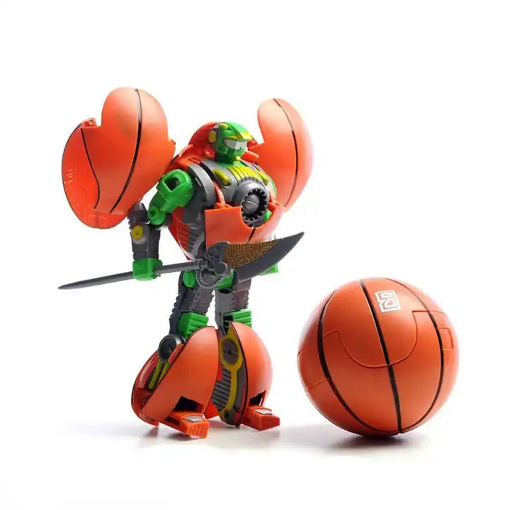 Kids Mini Robot Deformer Basketball Toy - Fun & Interactive Action Figure