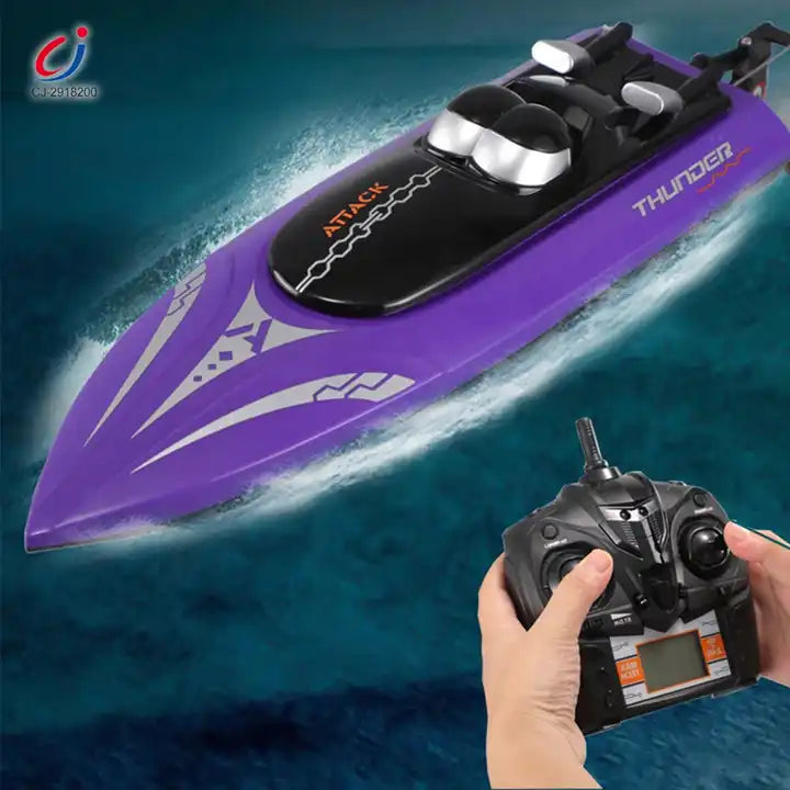 Powerful High-Speed Remote Control Yacht with LCD Screen