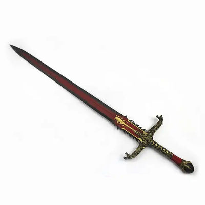 Warcraft Simulation Long Sword Props , Dark Elf Excalibur PU Toy Sword for Anime Fans